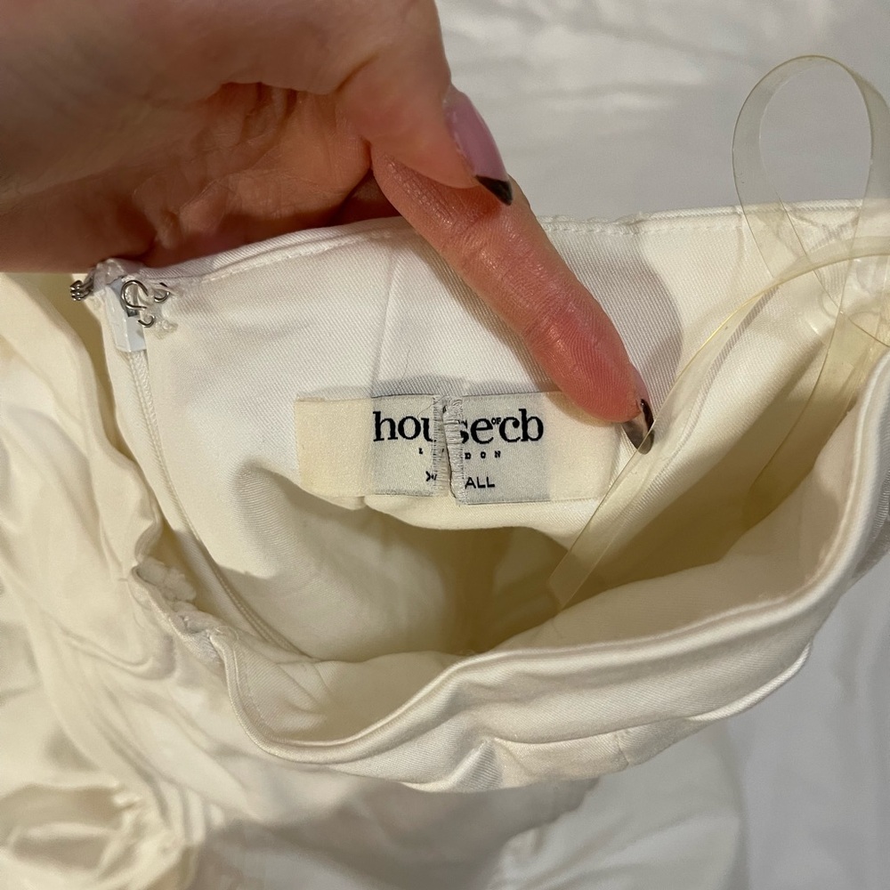 House of CB White Strapless Dress - Picture 5 of 5